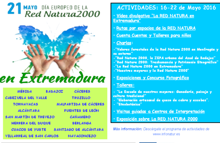 Mérida colabora con el Día Europeo de la Red Natura 2000