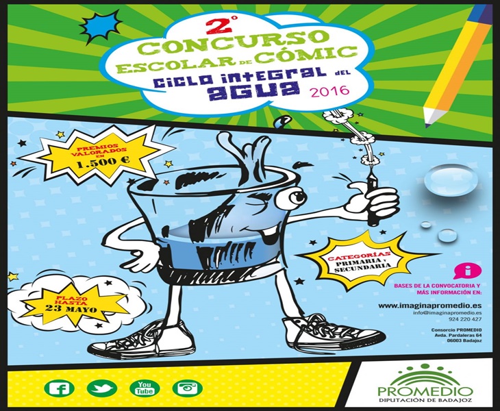 Promedio lanza un concurso de cómic sobre el consumo responsable de agua