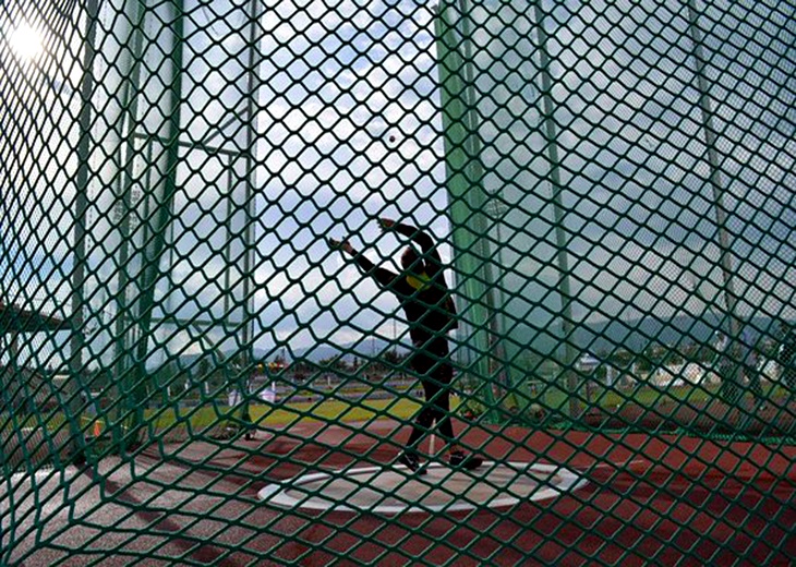 El lanzador extremeño Javier Cienfuegos, subcampeón de Europa por equipos