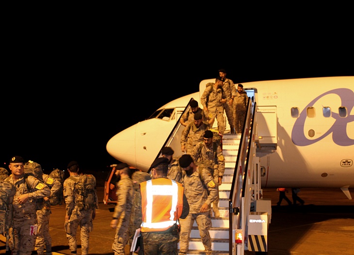 Regresan los primeros soldados extremeños de misión en Iraq