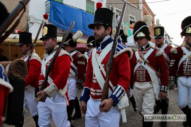 Arranca la Batalla de La Albuera con el desfile de regimientos y el teatro