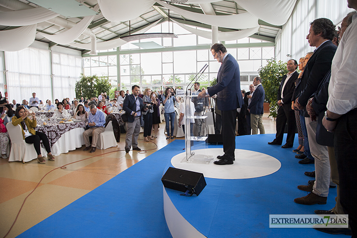 Imágenes de la visita de Mariano Rajoy a Badajoz