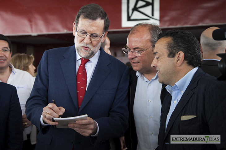 Imágenes de la visita de Mariano Rajoy a Badajoz