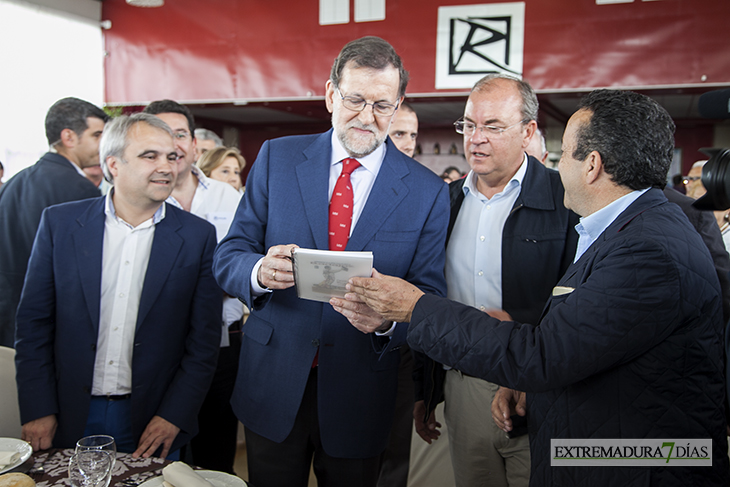 Imágenes de la visita de Mariano Rajoy a Badajoz