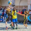 La Plaza Alta se convierte en una cancha de basket