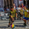 La Plaza Alta se convierte en una cancha de basket