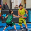 La Plaza Alta se convierte en una cancha de basket