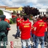 Bomberos de Badajoz esperan a Rajoy para trasladarle sus quejas