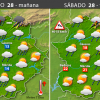 Previsión meteorológica en Extremadura. Días 28, 29 y 30 de mayo
