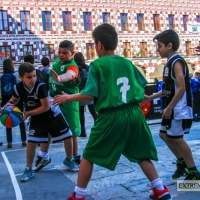 La Plaza Alta se convierte en una cancha de basket