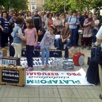 Más de 200 pacenses se solidarizan con el pueblo sirio