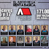 Miembros de Campamento Dignidad se enfrentan al juicio colectivo