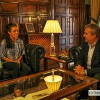 Fragoso recibe a la olímpica Miriam Casillas