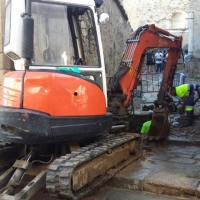 El acceso a la Alcazaba recupera la normalidad a un día de Los Palomos