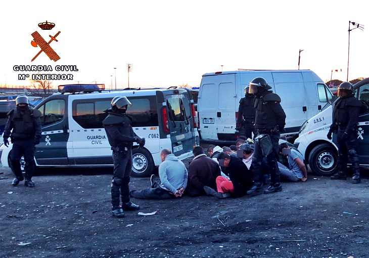 57 detenidos por el robo de cable en 19 provincias, entre ellas, Cáceres y Badajoz