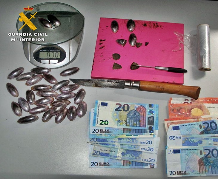 Desmantelado un punto de venta de drogas en un domicilio de Zafra