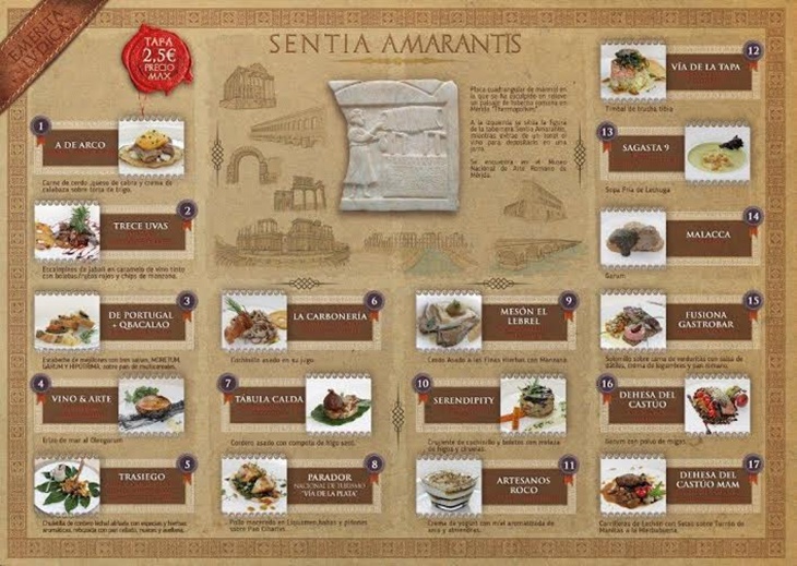 La ruta de la tapa romana llenará de sabores Emérita Lúdica
