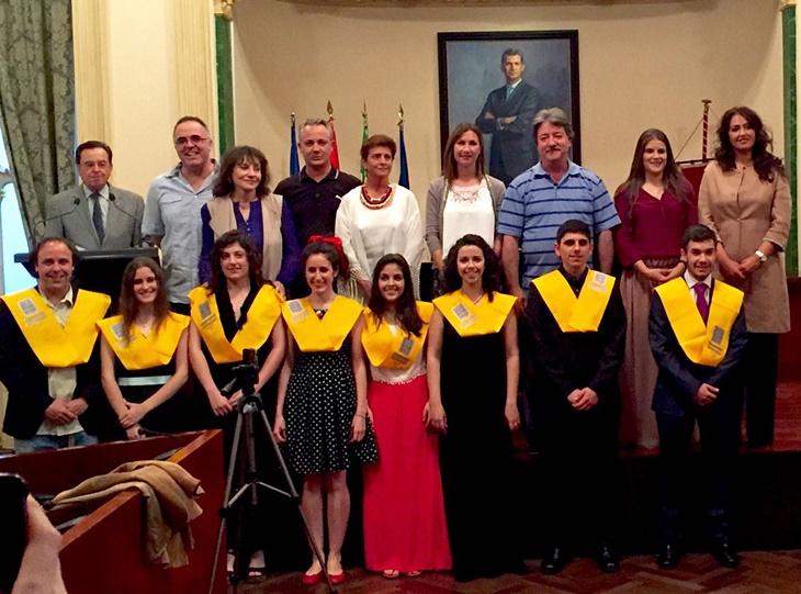 Concierto e imposición de becas en la clausura del curso del Juan Vázquez