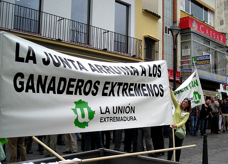 Los ganaderos volverán a manifestarse ante la falta de medidas de la Junta