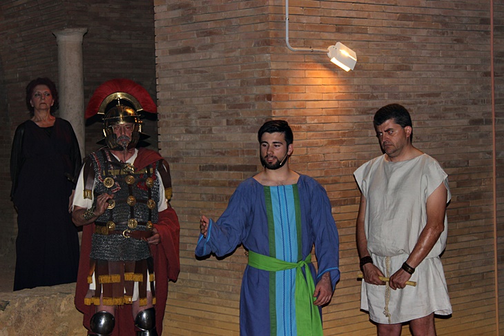 Imágenes de un funeral romano