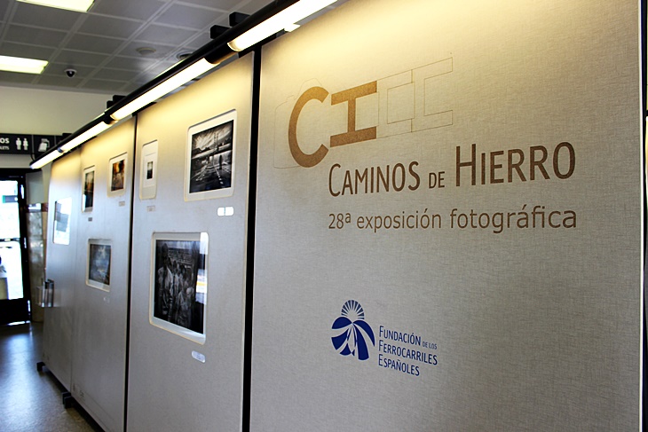 La estación de tren de Mérida acoge la exposición ‘Caminos de hierros’