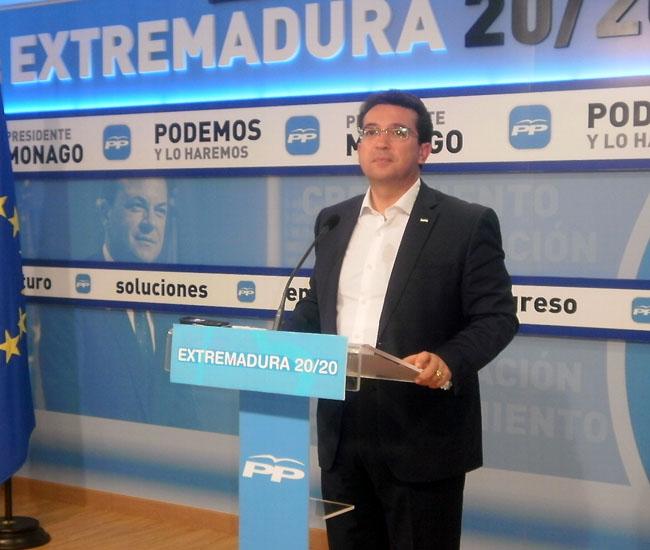 Manzano: “PP solo pactará con fuerzas políticas constitucionalistas”