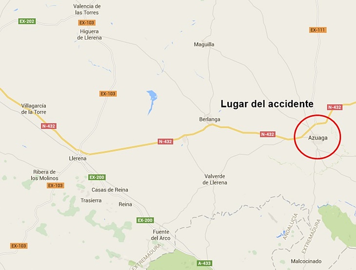 Muere el joven que se encontraba crítico tras un accidente en Azuaga