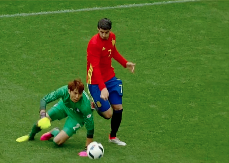 Morata y Nolito guían a España frente a Corea del Sur