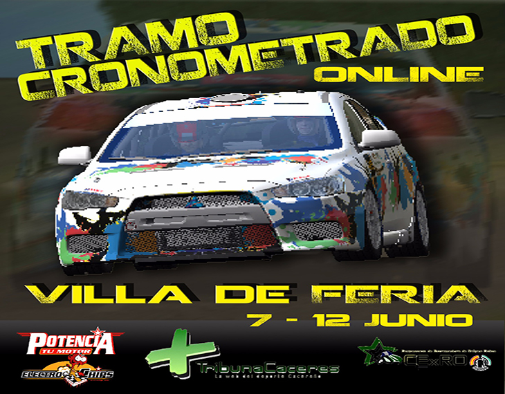 Llega la 11ª prueba puntuable del Campeonato de Extremadura de Rally online
