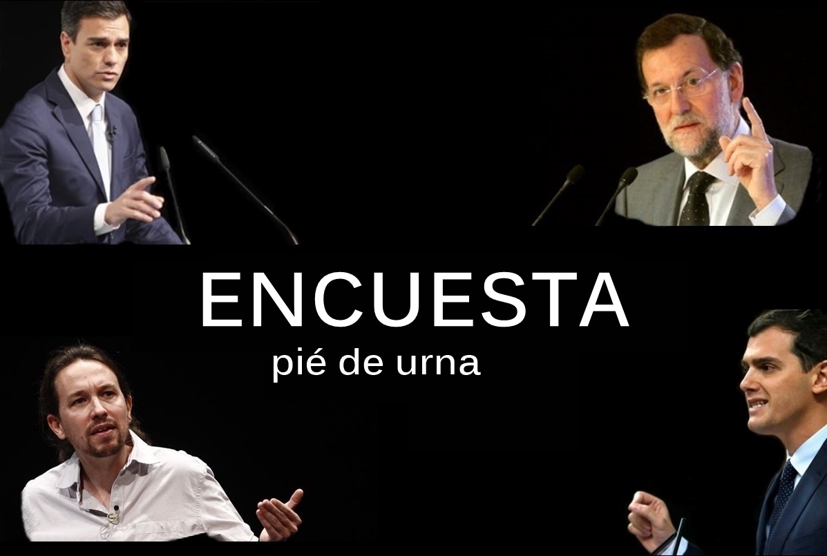 ENCUESTA PIÉ DE URNA “Auguran el sorpasso al PSOE”
