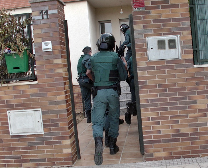 Operación contra el tráfico de drogas en la provincia de Cáceres