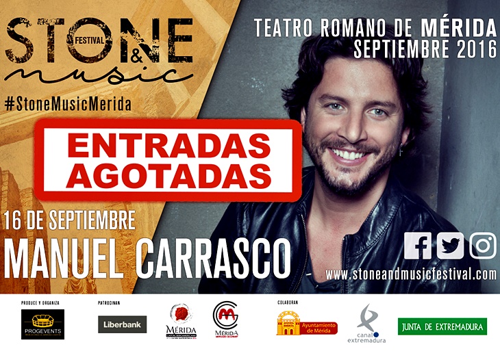 Agotadas las entradas para el concierto de Manuel Carrasco en Mérida