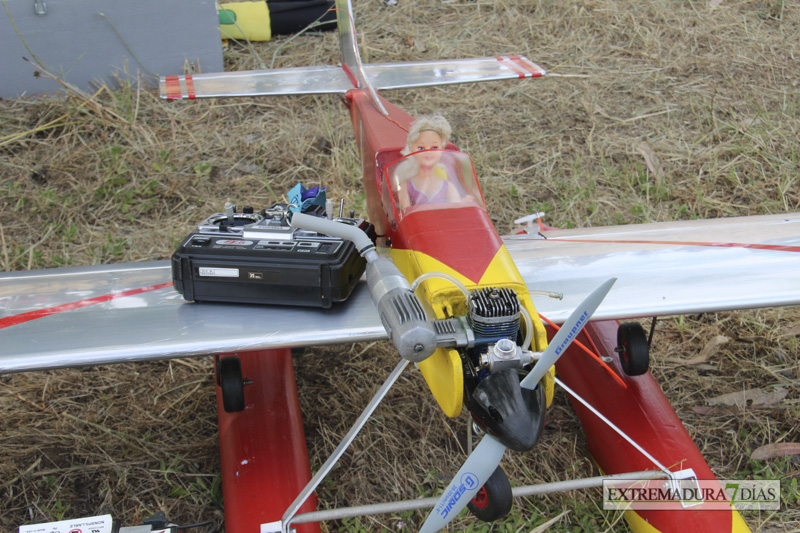 Los hidroaviones sobrevuelan el Guadiana en Badajoz