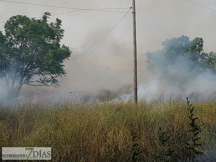 La Policía corta la avenida Manuel Rojas debido a un incendio