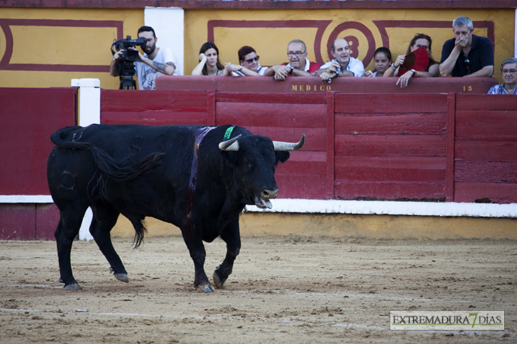 Imágenes de la corrida de &#39;El Juli&#39;, Morante y Roca Rey en Badajoz