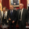 Imágenes de los nuevos cronistas de Badajoz tomando posesión