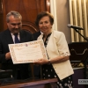 Imágenes de los nuevos cronistas de Badajoz tomando posesión