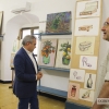 Imágenes de la visita de Fragoso la Escuela de Artes y Oficios ‘Adelardo Covarsí’