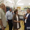 Imágenes de la visita de Fragoso la Escuela de Artes y Oficios ‘Adelardo Covarsí’