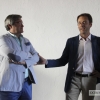 Dos médicos homenajeados en la Plaza de Toros de Badajoz