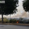 La Policía corta la avenida Manuel Rojas debido a un incendio