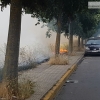 La Policía corta la avenida Manuel Rojas debido a un incendio