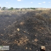 Un incendio, a las puertas de viviendas en la Barriada de Llera