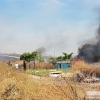 Un incendio calcina a estas horas el Cerro del Viento en Badajoz