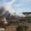 Un incendio calcina a estas horas el Cerro del Viento en Badajoz