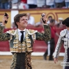 Imágenes de la corrida de &#39;El Juli&#39;, Morante y Roca Rey en Badajoz