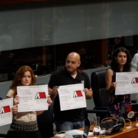 Podemos muestra su apoyo a los imputados por irrumpir en TVE