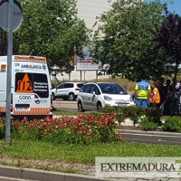 Colisión entre varios vehículos en la avenida de Elvas
