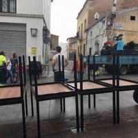 El Ayuntamiento retira las terrazas de La Carbonería y el Pez Frito