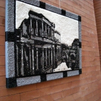 El Centro Cultural Alcazaba acoge una exposición de cuadros de arena
